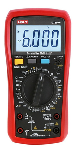 Uni-t Multímetro Tester Automotriz Profesional Ut107+ Rms