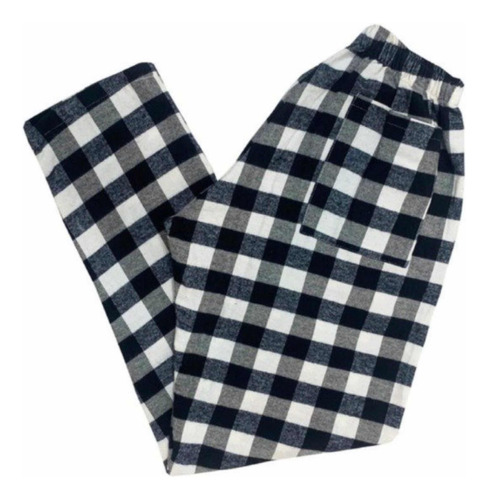 Pantalon De Pijama Cuadrille A Cuadros De Invierno Otoño 