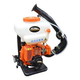 Sanitizadora Aspersora Fumigadora Adir 354 Motor A Gasolina Color Naranja Con Blanco Y Negro