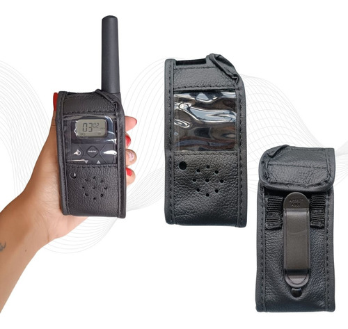 Kit 4 Radio De Comunicacao Intelbras Rc4000 Rc4002 Com Capa 