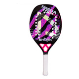 Raquete De Beach Tennis Shark Predator 20mm + Capa Cor Rosa-chiclete