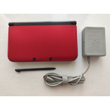 Nintendo 3ds Xl Standard Color Rojo Negro Con 32gb +cargador