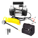 Kit Inflador 12 Volt Con Maletin Accesorios Envio Auto