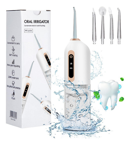  Irrigador Dental Bucal Portátil Recargable Boquilla