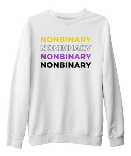 Sudadera Suéter No Binary Genero No Binario Pride Lgbtttq+