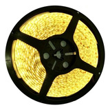 Led 5050 Color De La Luz Blanco Cálido 12v Largo 5 M Grado De Protección Ip65