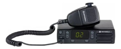 Rádio Móvel Motorola Dem300 Vhf 45w Digital + Kit Antena