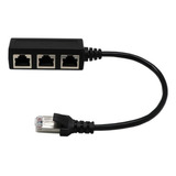 Rj45 Macho A 3x Rj45 Hembra Puerto Ethernet Splitter + Cat6