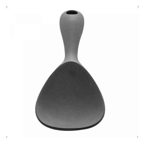 Colher Multiuso De Silicone Preto 22,5 Cm, Panela De Arroz