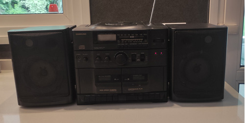 Equipo De Música Vintage, Funciona Radio Y Cassette. Con Cd 