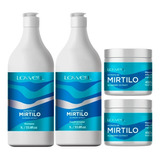 Lowell Kit De Tratamento Mirtilo Salão + 2 Máscaras 450g