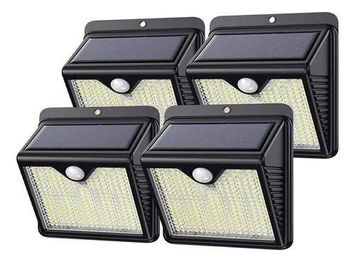 Lámparas Led Para Exterior Luminaria Lámpara Solar De Jardín Paquete 4 Piezas 315 Leds Cada Una Marca Dosyu Color De Las Luces Blanco Frío 