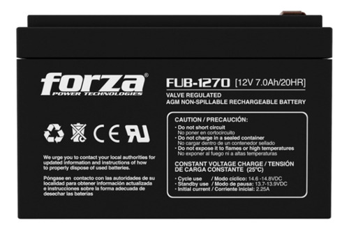 Forza Fub-1270 - Batería - 12v - 7 Ah