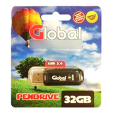 Memoria Pendrive Global Negro 32gb Usb 2.0 Micro Flash X30