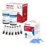 50 Tiras Reactiva Glucosa Safe-accu + 50 Lancetas Glucometro