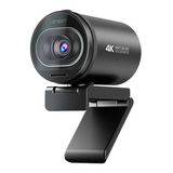 Webcam Emeet S600 4k Com Foco Automático Tof Avançado Lacrad Cor Preto