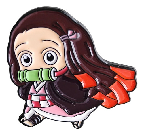 Pin Broche Metálico Nezuko Kimetsu No Yaiba Manga Anime