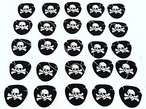 Pirate Eye Patches, Pirate Party Eye Patches, By Dondor (36 