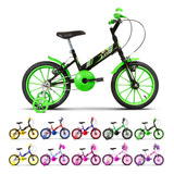 Bicicleta Bike Roda 16 Aro Infantil Criancas Rodinhas Apoio