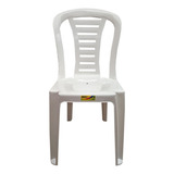 Silla Plastica Reforzada Apilable Reina Blanco Original !!!