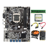 Placa Base Minera B75 Btc Lga1155 8gpu Usb3.0 A Pcie+g1620