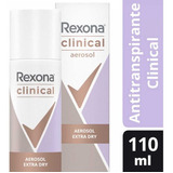 Rexona Clinical Extra Dry Deo Antitranspirante Aero 110ml Fragancia Floral/frutal