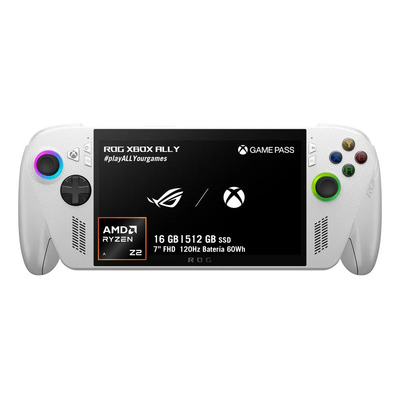 Consola Rog Xbox Ally Amd Ryzen Z2a 16gb 512ssd Blanca | Meses sin interés