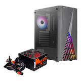 Gabinete De Pc Gamer Aerocool Delta Con Fuente Lnz650