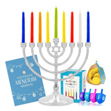 Candelabro O Candelabro The Dreidel Chapado En Plata