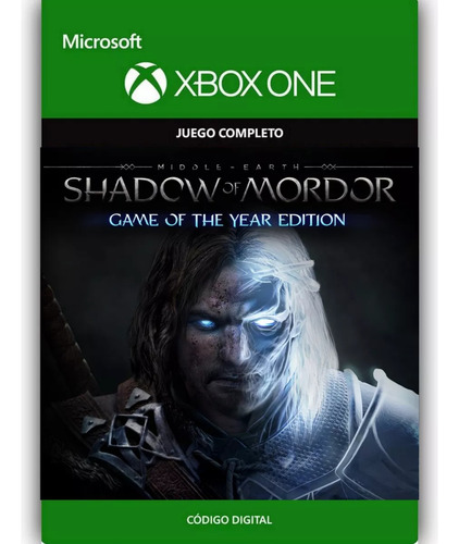 Shadow Of Mordor La Tierra Media Goty Xbox One / Series Xs