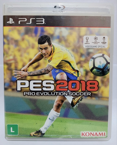 Pro Evolution Soccer 2018, Pes 18, Jogo Original Para Ps3 