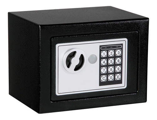 Caja Fuerte De Seguridad Digital Electrónica 17 X 23 X 17 Cm Color Negro