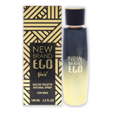 Perfume New Brand Ego Gold Edt Spray Para Homens 100ml