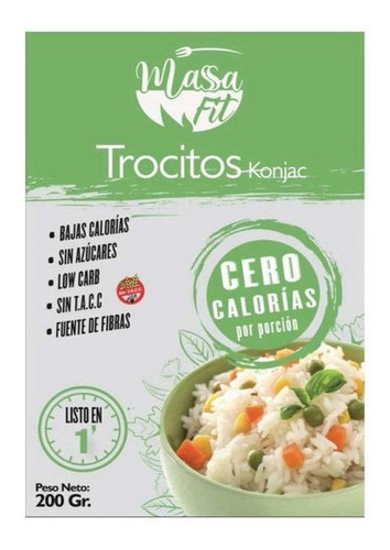 Pasta Konjac Massa Fit Trocitos X 200 Gr