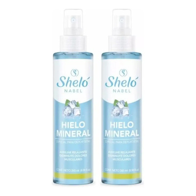 Kit 2 Hielo Mineral Relajante Muscular Sheló Fragancia Mentol | Meses sin interés