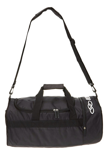 Mala Masculina E Feminina Gym Bag Sm Olympikus Super Nova Cor Preto/branco Desenho Do Tecido Liso