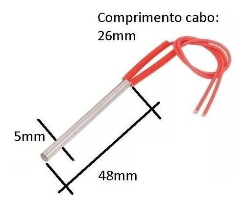 Resistência 100w Para Separdora Lcd  999 110/220v