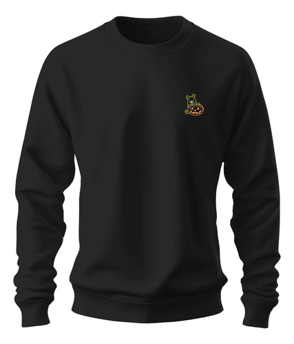 Sudadera Sweater Bordado Oso Pooh Calabaza Halloween Linea