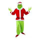 Disfraz  Grinch  Viejo Pascuero  Navidad Hallooween