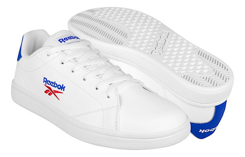 Tenis Casuales Caballero Reebok Gw1541 Simipiel Blanco