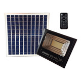 Reflector Led Solar 50 W Exterior Ip65 Con Control Remoto