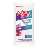 Esponja Mágica Esfrebom Limpa Superfícies Remove Manchas