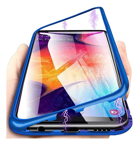 Funda Magnetica Para Samsung Con Templado Frontal 