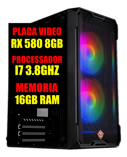Pc Gamer Intel Core I7 / Placa Video 8gb / 16g Ram / Ssd 480