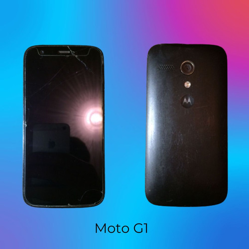 Celular Motorola Moto G1 Preto Usado. Não Funciona
