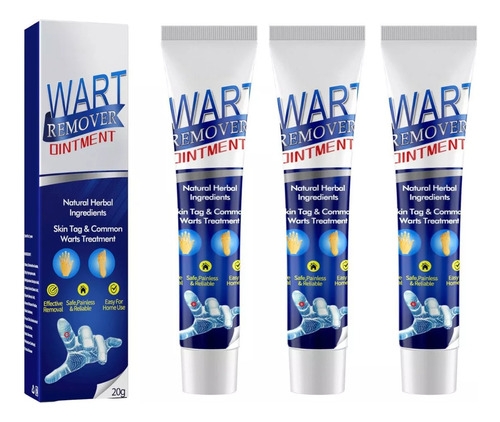  3 Piezas De Crema De Tratamiento Corpora Wart Remover
