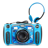 Cámara Y Reproductor De Mp3 Kidizoom Duo 5.0 Vtech Blue Para