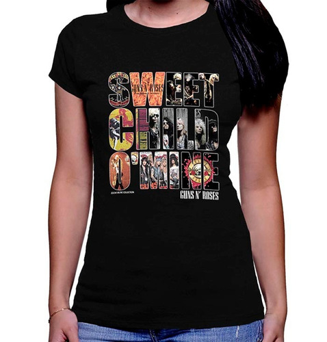 Camiseta Premium Dtg Rock Estampada Guns N´roses Gnr Sweet 