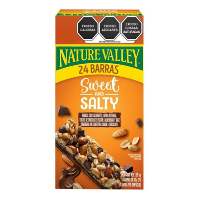 Nature Valley Barras De Granola Sweet And Salty 24p Cacahuat | MercadoLibre