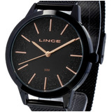 Relogio De Pulso Lince Feminino Lrn4678l P1px Preto Original